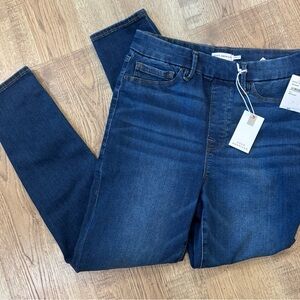 Good American Deep Indigo Skinny Jeans